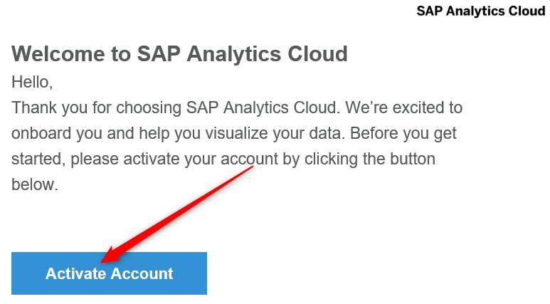 SAP Analytics Cloud – The Very First Steps