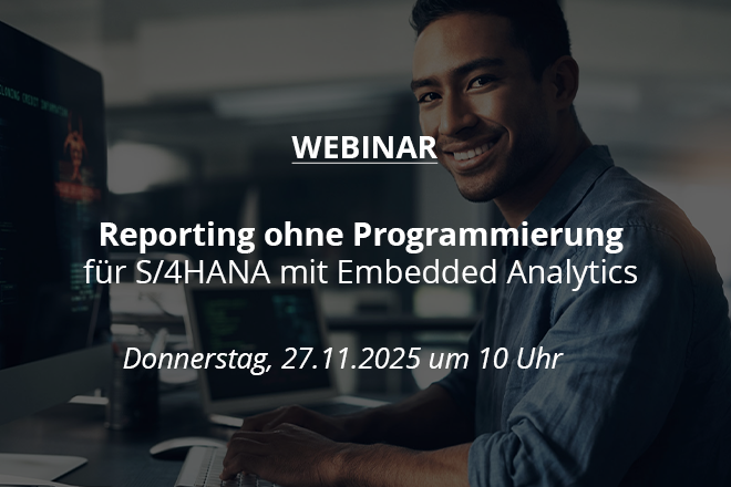Reporting S/4HANA Embedded Analytics